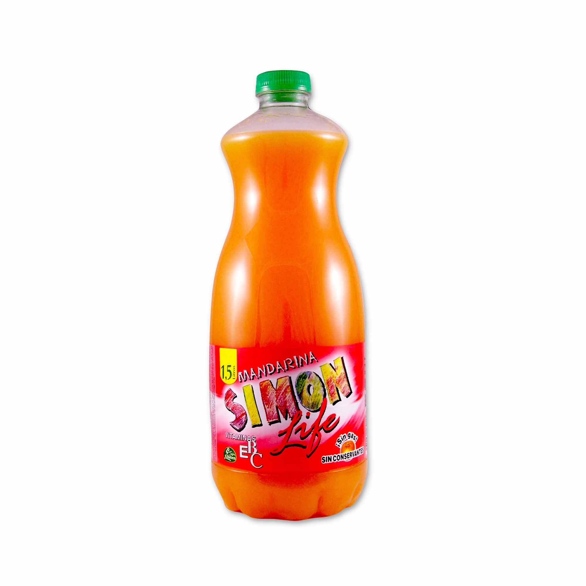 SIMON LIFE MANDARINA 1.5L CAJA 6